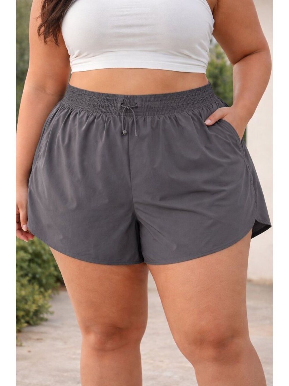 All in Motion size 4X Woven High-Rise Shorts, 3" Black NEW